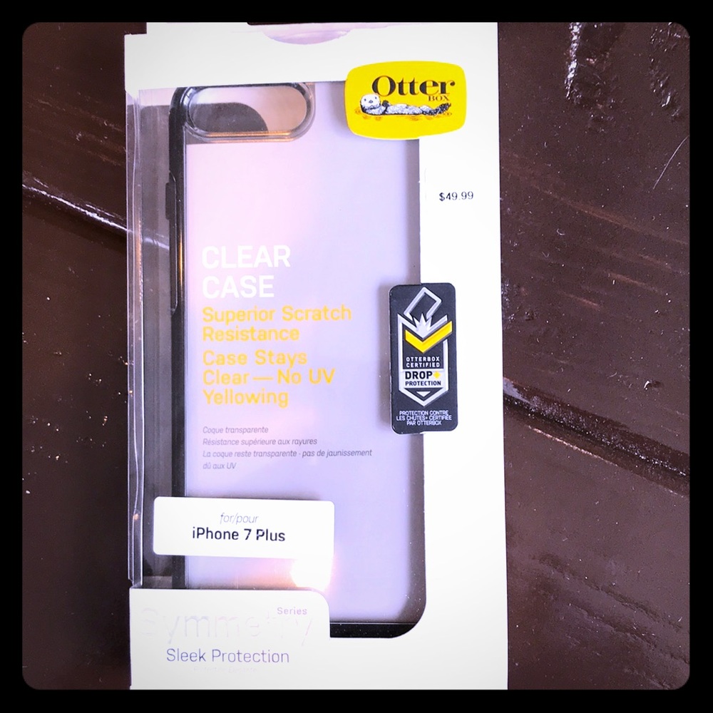 Otter box iPhone 7plus clear case